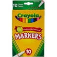 thumbnail image 1 of Crayola Line Markers, Fine Point, Assorted Colors, 10 Count, 1 of 4