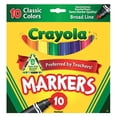 thumbnail image 1 of Crayola Llc Formerly Binney & Smith BIN587722 Crayola Taklon Watercolor 10Ct, 1 of 1