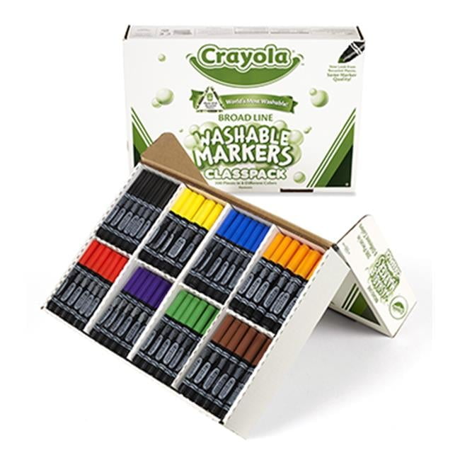 Crayola Llc Formerly Binney & Smith  Crayola Washable Markers Classpack