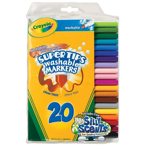 Crayola Llc Formerly Binney & Smith  Washable Markers 20Ct Super Tips