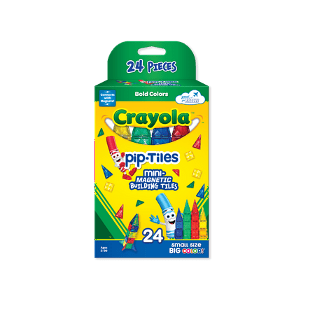 Crayola Magnetic PIP-Tiles 24-Piece Set