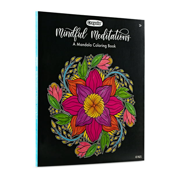 Crayola Mandala Coloring Book, Adult Ages 8+, 40 Pages - Walmart.com