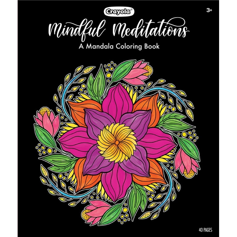Coloring Book Mandalas, Crayons, Sharpener Adults Creative Lustgarten  Foundation