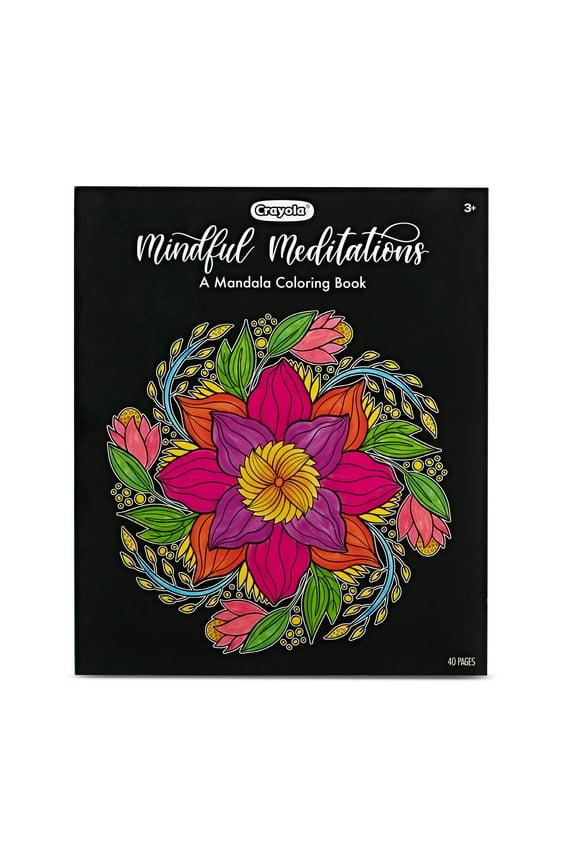 Mandala Coloring Book, 40 Pgs, Adult Coloring Book, Mindful Meditations, Mothers Day, Gifts for Teachers and Teens, Ages 8+