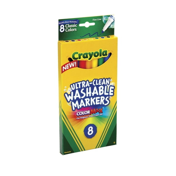 Crayola Marker Crayola Washable Fine Classic Set Of 8