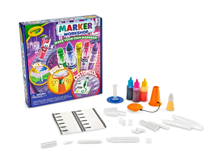 Crayola Marker Maker Art Set for Kids, DIY Scented & Emoji Markers ...