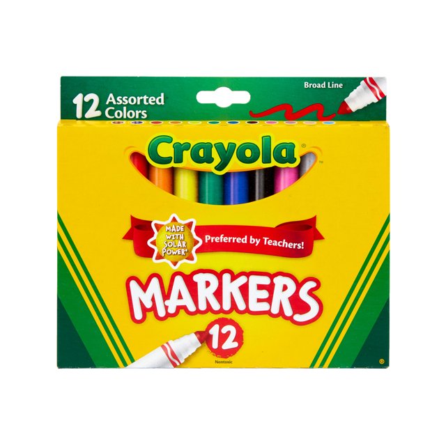 Crayola Marker Set, 12Colors