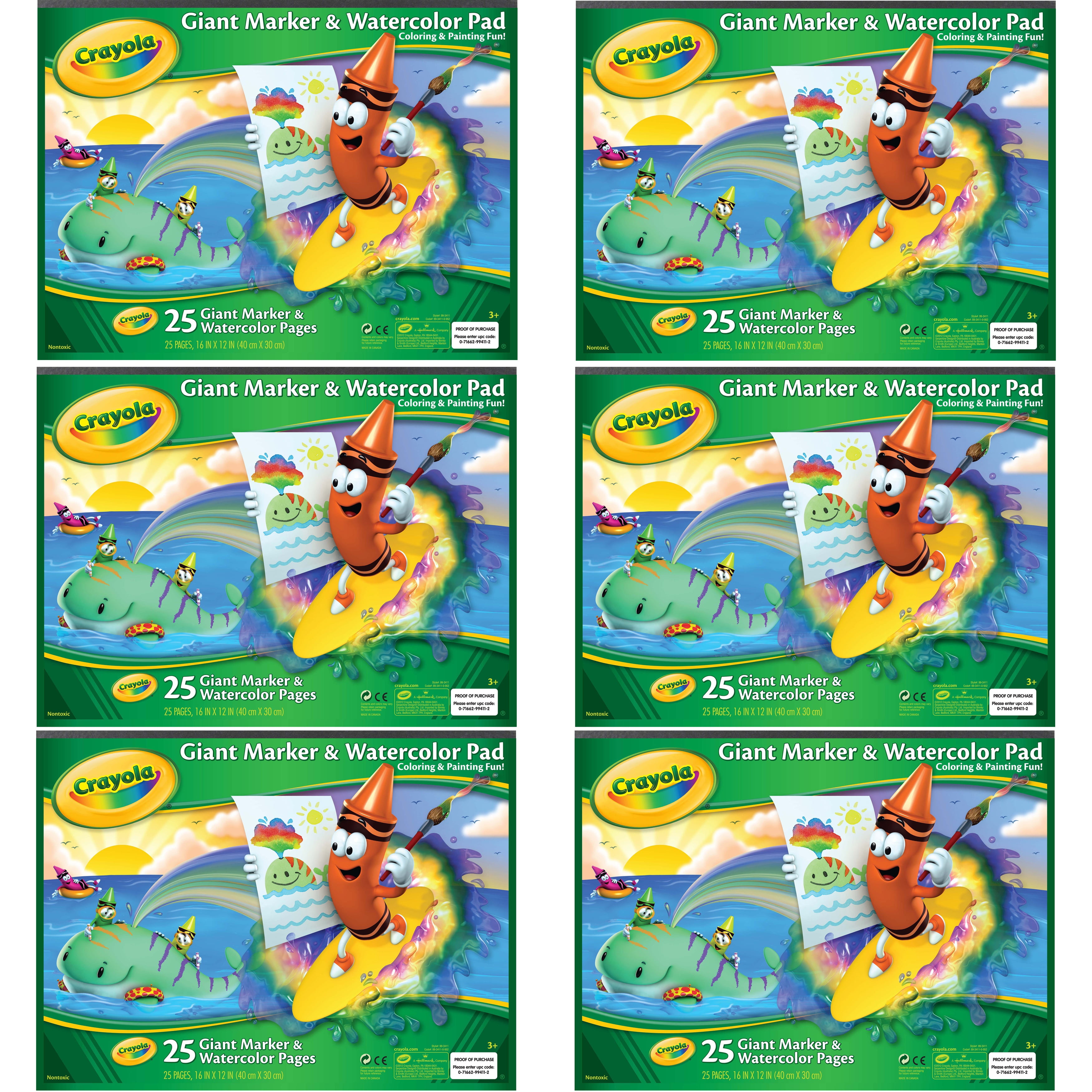 Crayola Marker Watercolor Pad 16