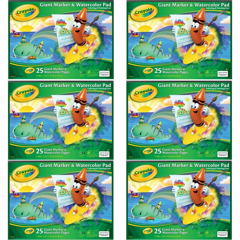 Crayola Marker Watercolor Pad 16