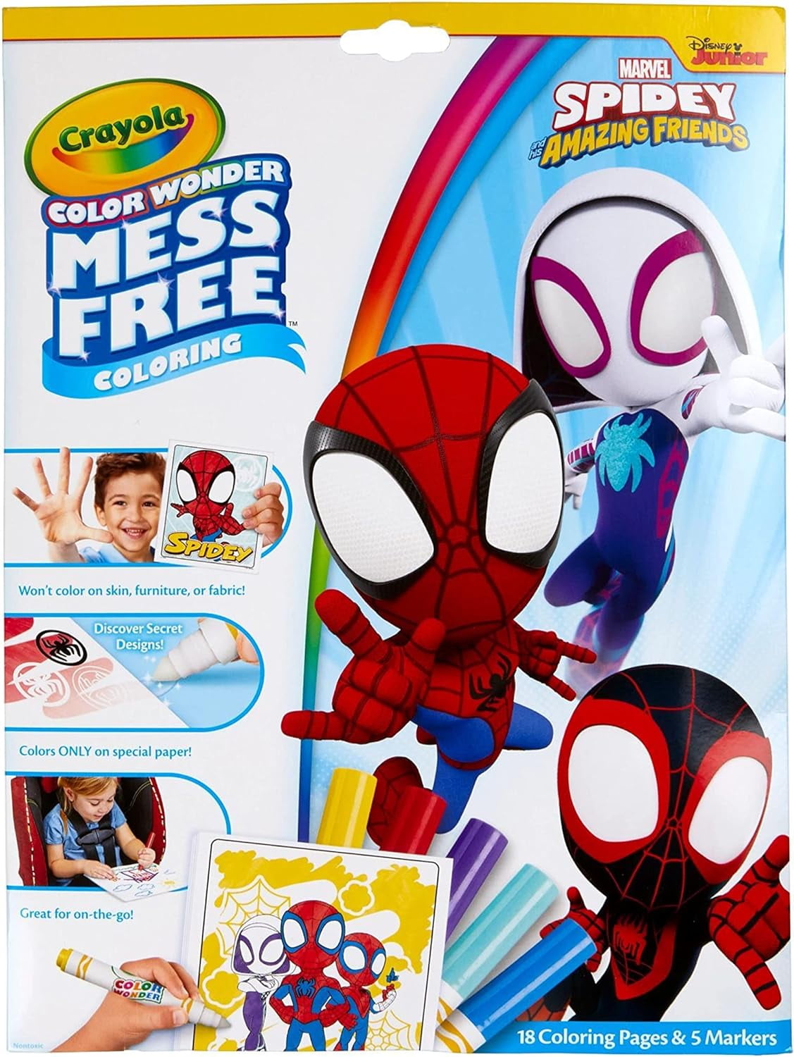 Crayola Mess Free Color Wonder - Crayola Mess Free Color Wonder Spiderman Coloring Pages Markers Easter Basket Stuffers For Toddlers 00e89847 6bc0 49d8 9592 9e9c4477855a.df5be23f621f2b9635901656230fa7cd 