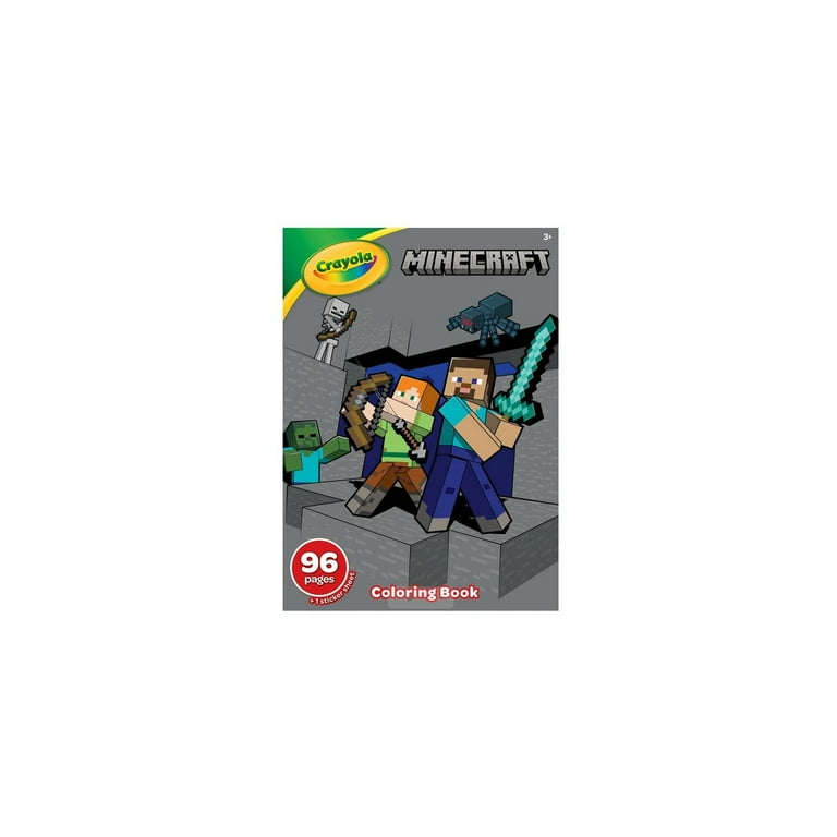 Minecraft Video Game Coloring Pages Crayola Minecraft Coloring Book