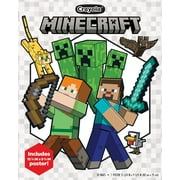 Crayola Minecraft Loose Leaf Coloring Pages, 28 Pgs, Aged Up Coloring, Minecraft Gifts for Gamers and Kids Ages 8+