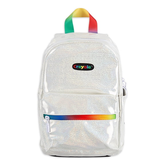 Crayola Mini Glitter Backpack, White