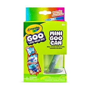 Crayola Goo, 1 Ct Mini Goo Can, Slime Making Kit, Less Mess, DIY Sensory Craft, School Supplies, Toys & Gifts for Kids, Ages 6+