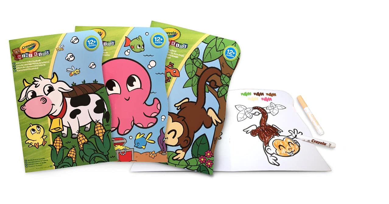 Crayola Mini Kids, Album Fiabe da Colorare, Per bambini a partire dai Crayola Mini Kids, Album Fiabe da Colorare, Per bambini a partire dai