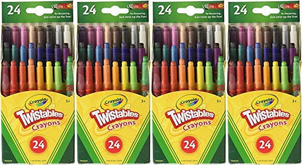 Crayola Mini Twistables Crayons, 24/Box (52-9724), Staples
