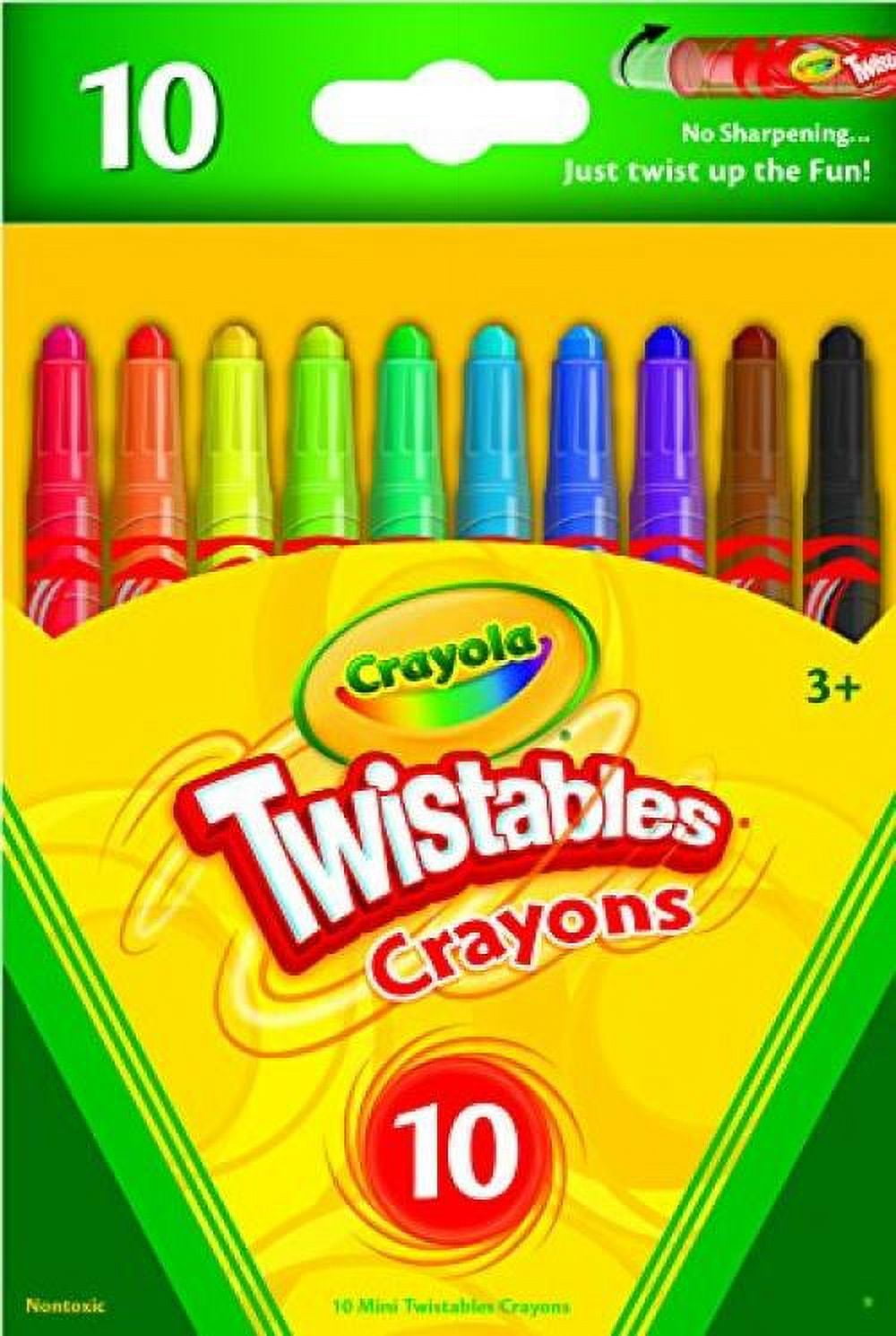 WHOLESALE CRAYOLA 10CT MINI TWISTABLE CRAYONS SOLD BY CASE – Wholesale  California