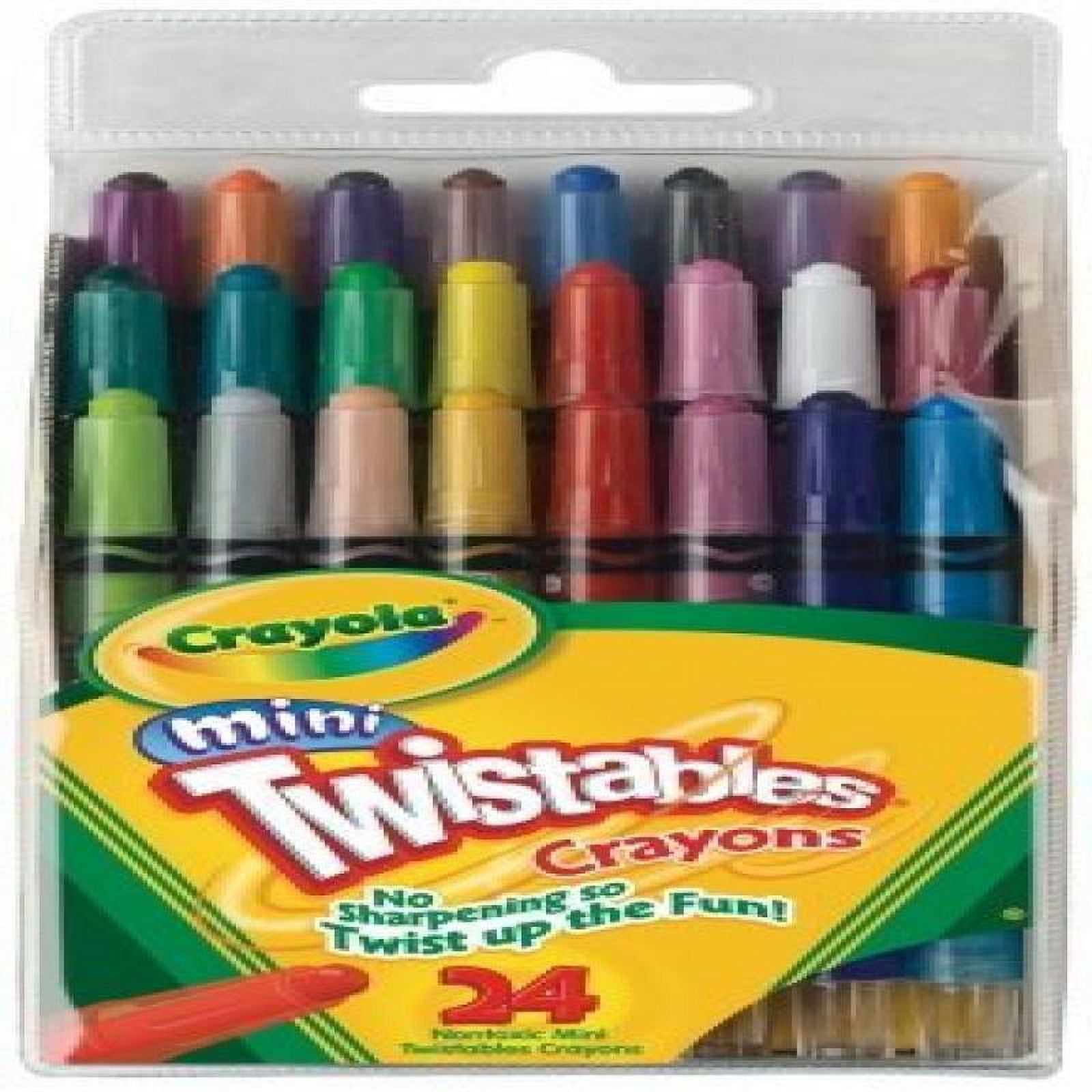 Crayola Twistables Crayon Deskpack - 32 Twistable Crayons in 8 Colours -  New
