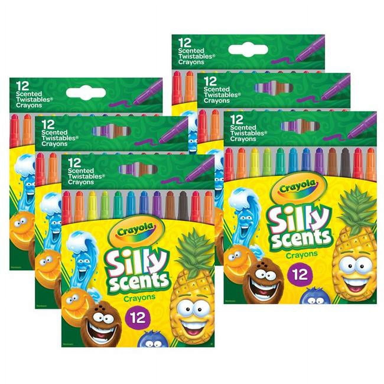 Crayola  Mini Twistabls Scented Crayons Silly Scents - 12 Count - 6 per Pack