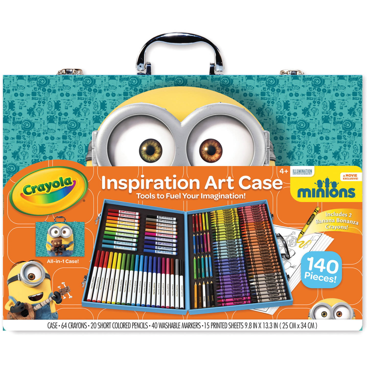 Crayola Despicable Me 120 Piece Inspiration Art Case 