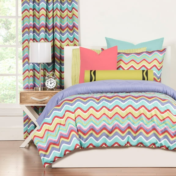 Crayola Mixed PalatteFull/Queen Comforter Set
