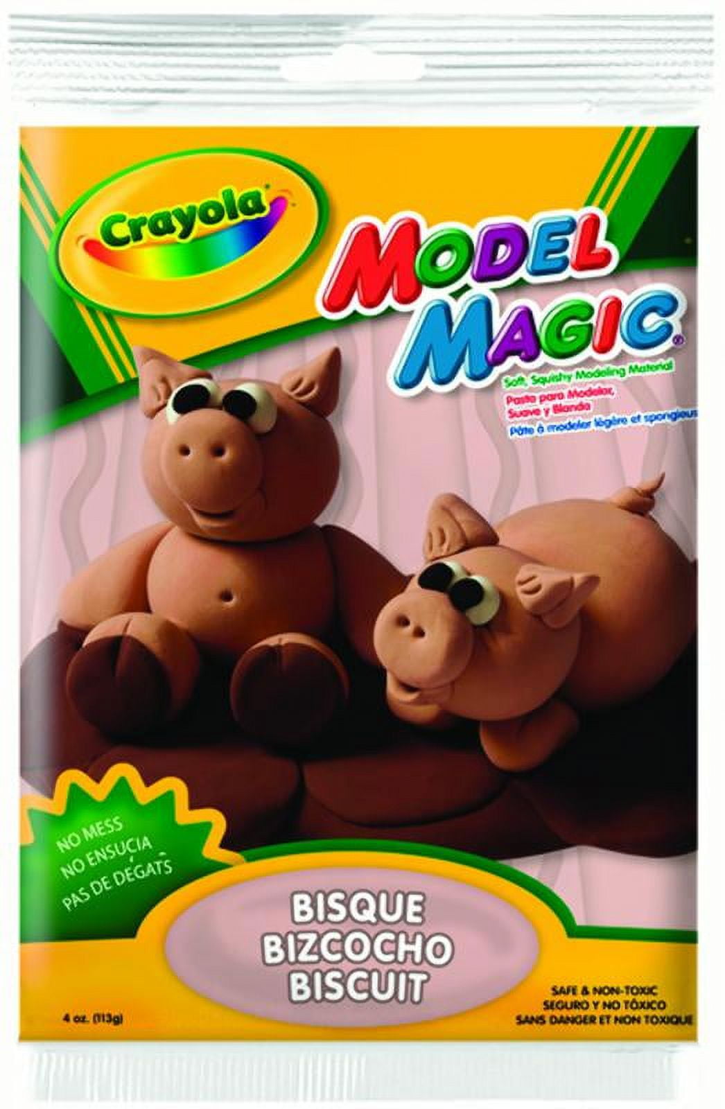 Crayola Model Magic in Gray, Modeling Clay Alternative, 4oz
