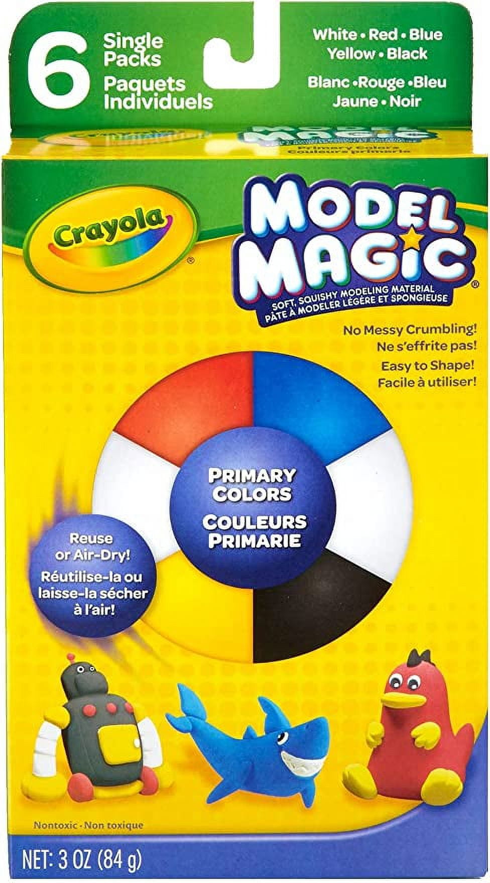Crayola Model Magic Set, 6-Colors, Primary 