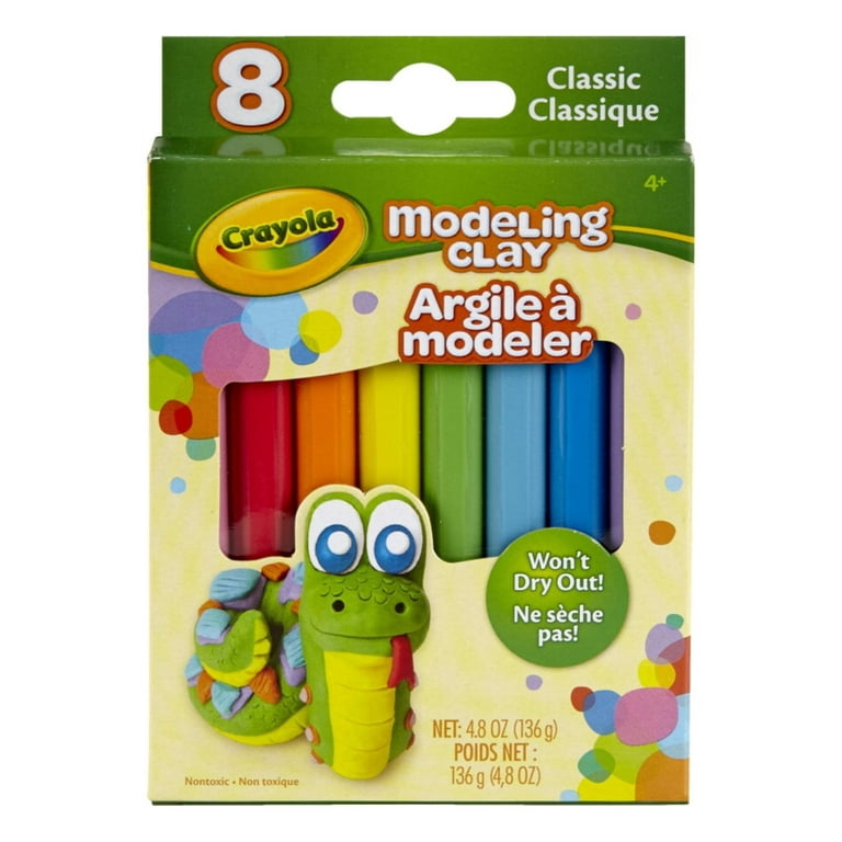 Crayola Modeling Clay Natural Non-Toxic Sticks Classic Color