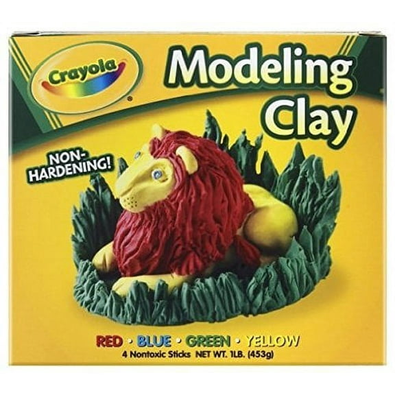 Crayola Modeling Clay Four 1/4 Lb Pieces, (Pack Of 2)