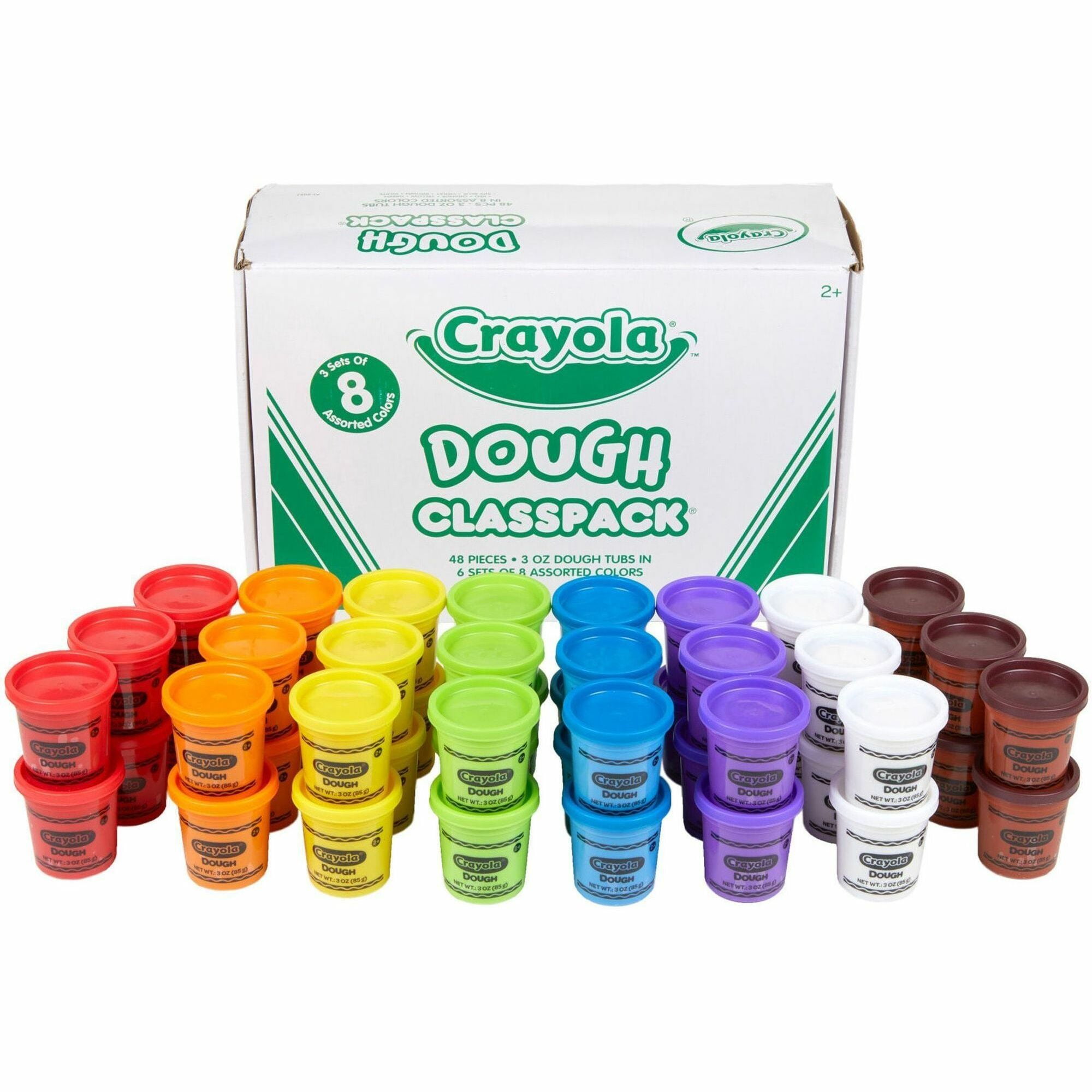 Crayola Modeling Doughs Assorted Classpack, 3 oz 48 Count
