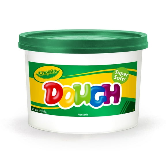 Crayola Modeling Dough, Green, 3 lbs, Set of 2 Buckets