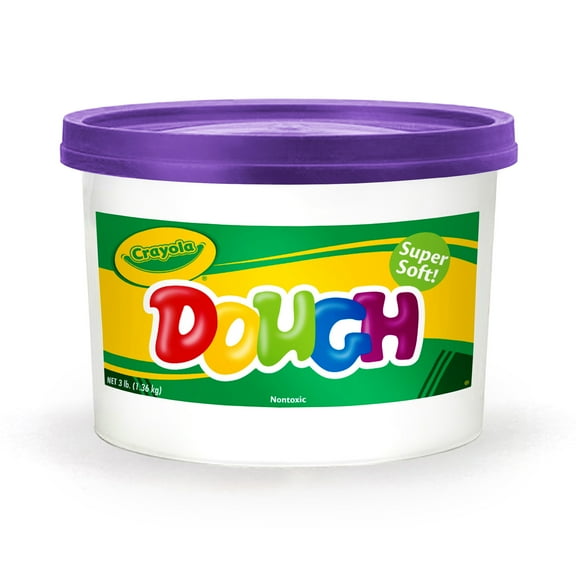Crayola Modeling Dough, Purple, 3 lbs, Set of 2 buckets