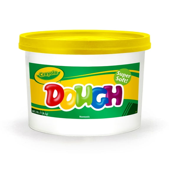 Crayola® Modeling Dough, Yellow, 3 lbs, Set of 2 Buckets
