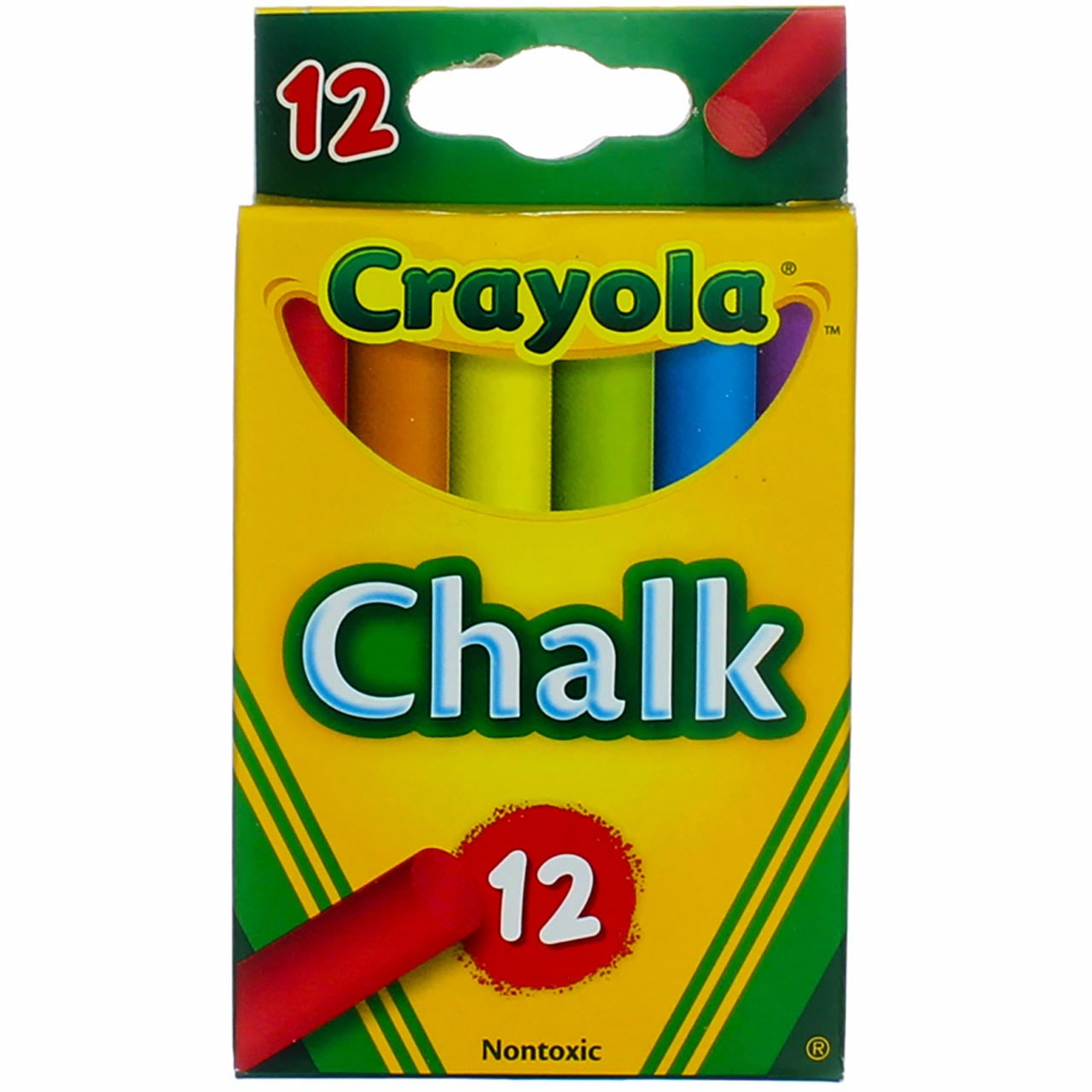 Crayola Multi-Colored Chalk - 12 Ct. (Pack of 1)