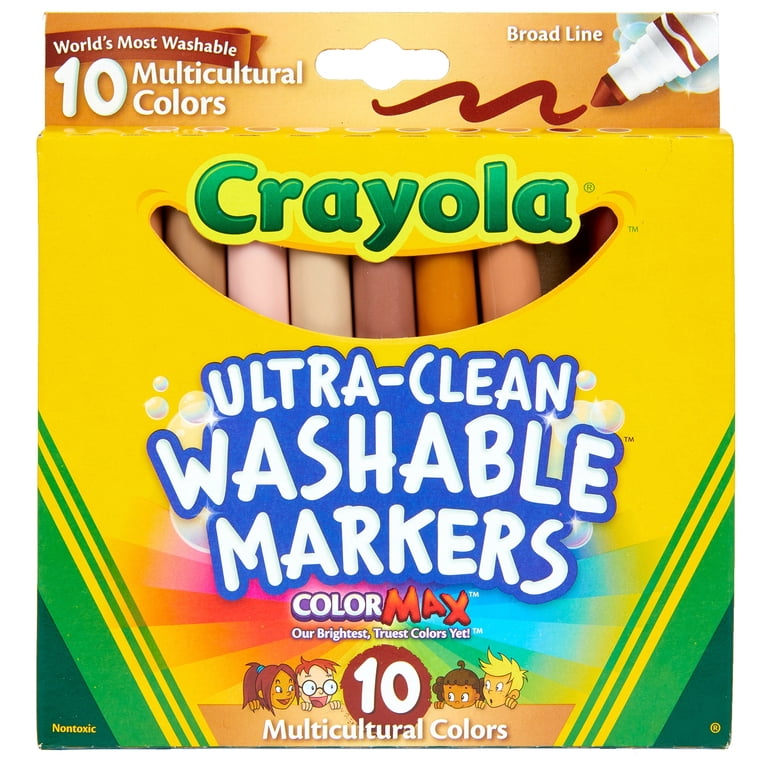 Crayola Multicultural Markers, 10 Count - Walmart.com