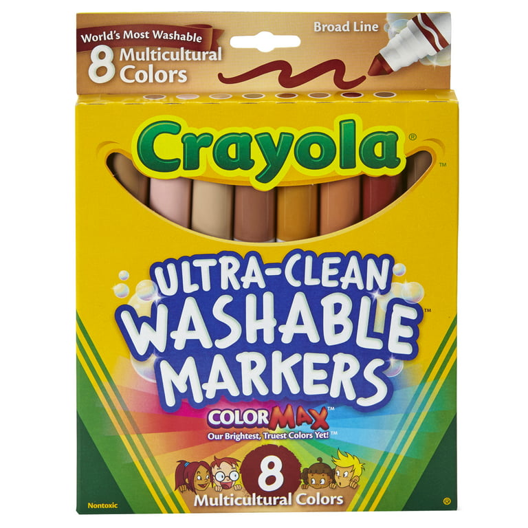 8-Color Crayola® Multicultural Markers