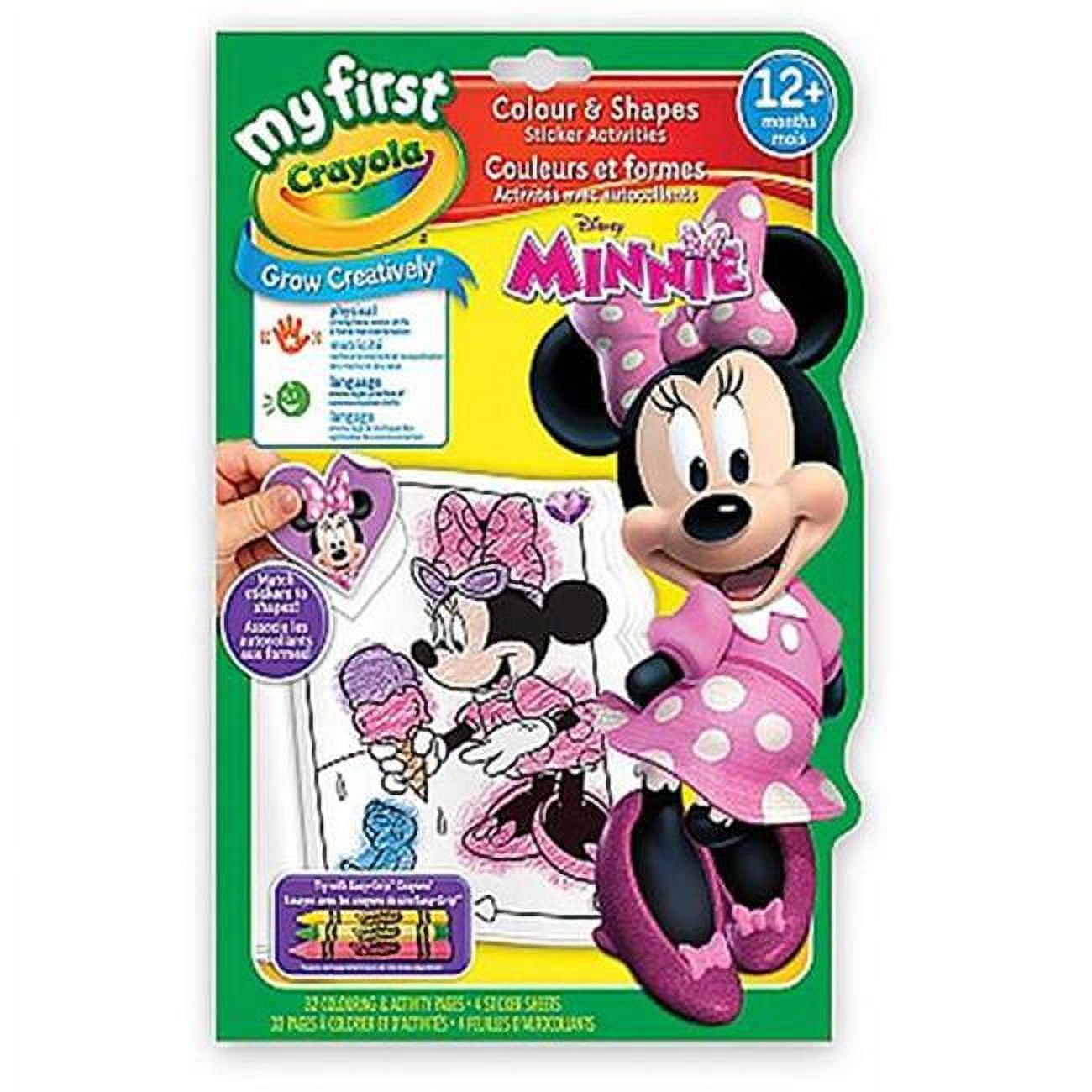 Crayola My First Colours and Shapes - Minnie Mouse - Walmart.com