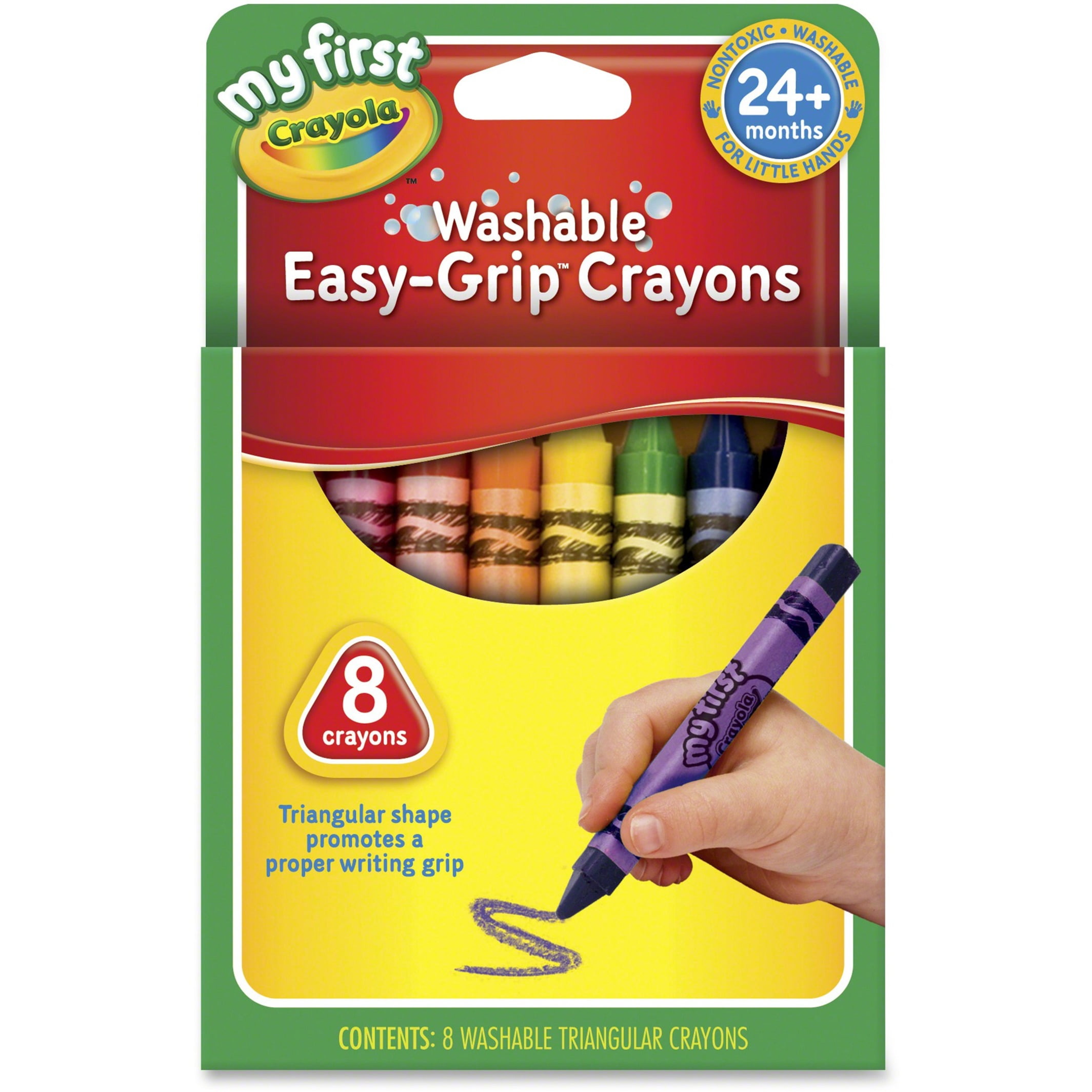Crayola My First Crayola Washable Tripod Grip Crayons, 1 - Smith's Food and  Drug