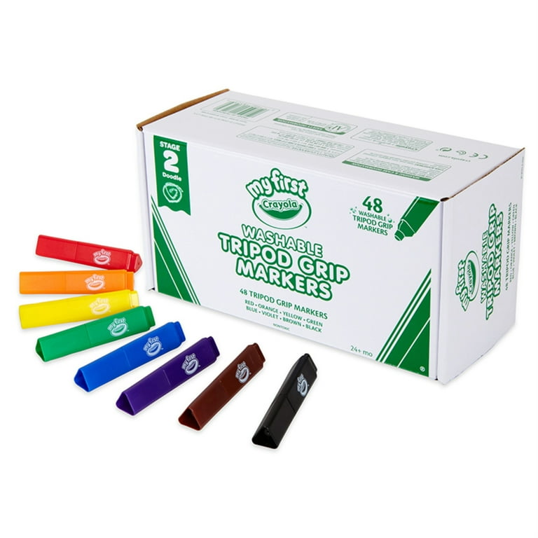 Crayola My First Washable Tripod Grip Markers