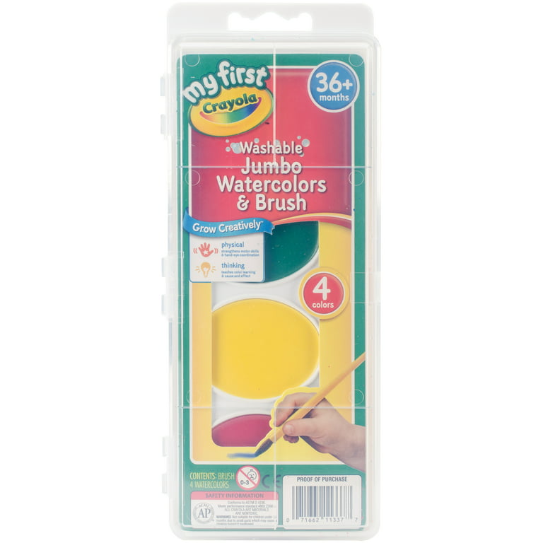 Crayola Washable Glitter Watercolor and Paint Brush Set, 1 ct - Fry's Food  Stores