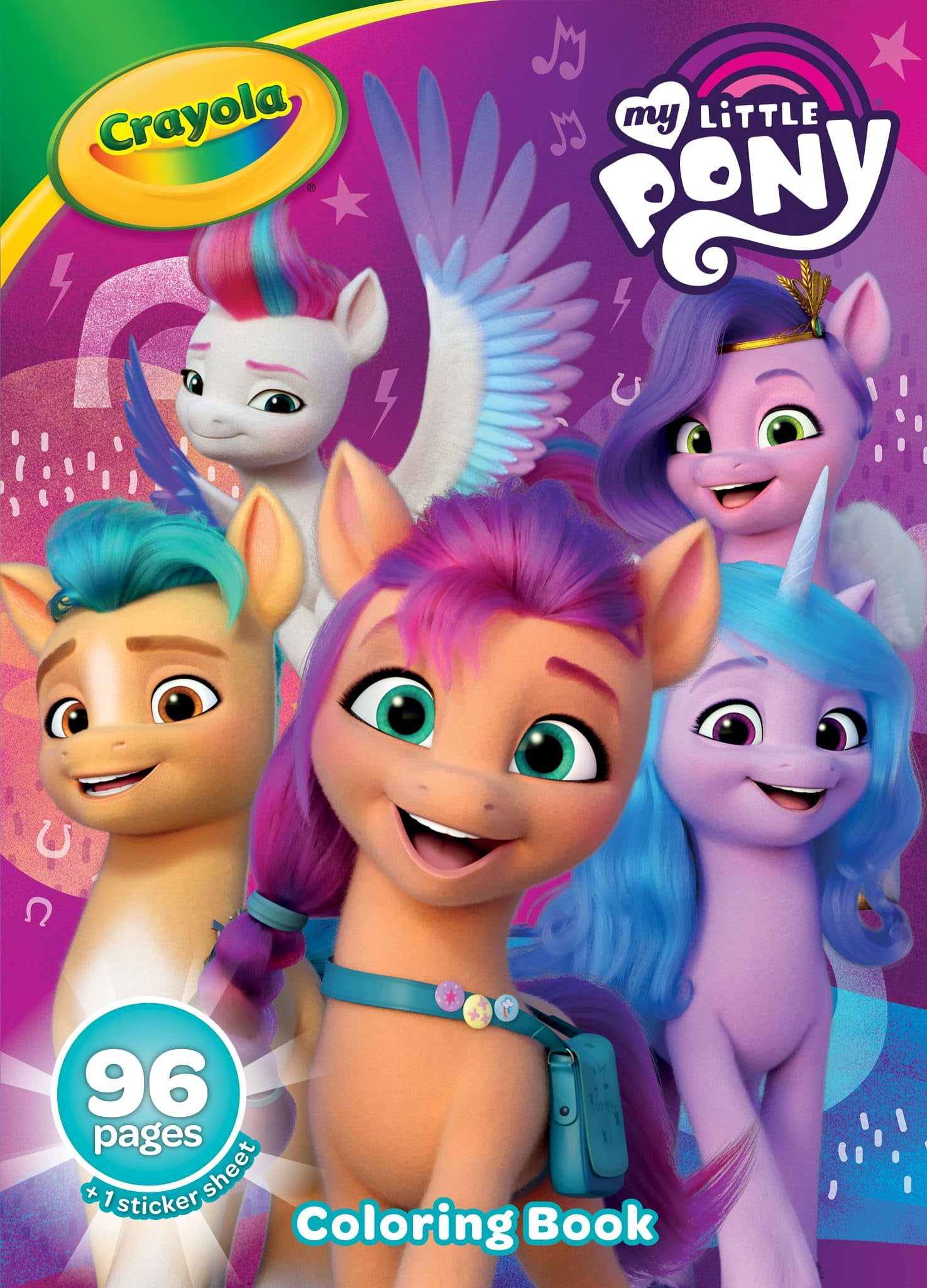 Crayola My Little Pony Activity Set Coloring Book with Stickers for