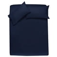 thumbnail image 1 of Crayola Navy Blue Microfiber Sheet Set, 1 of 7
