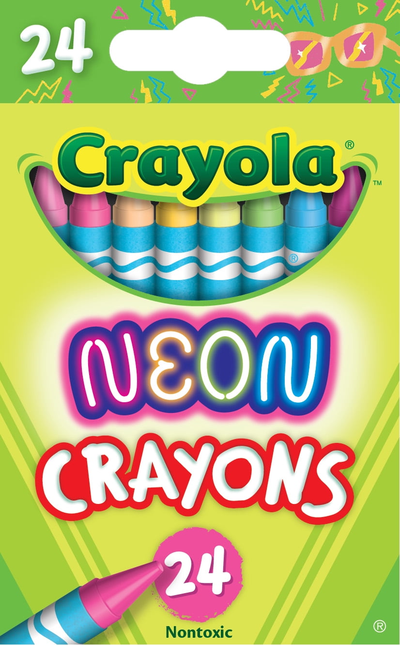 Crayola Modeling Clay, Neon Colors, Gift for Kids, Assorted Neon, 0.6 oz  (CC040037)