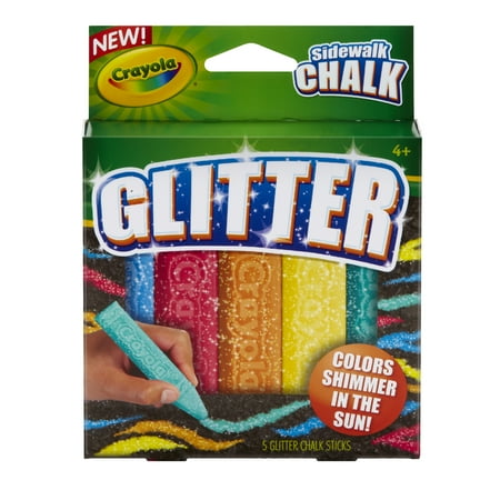 Crayola Neon Glitter Sidewalk Chalk
