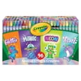 thumbnail image 1 of Crayola Neon, Metallic, Pearlescent & Glitter Crayons (96 Count), 1 of 4