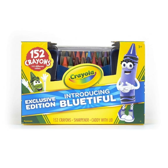 Crayola New Crayola Bluetiful Ultimate Crayon Collection, 152 Count, Gift, Walmart Exclusive