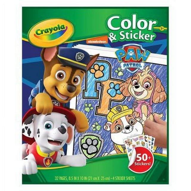 Crayola Nickelodeon Paw Patrol Color & Sticker, 1 set - Walmart.com