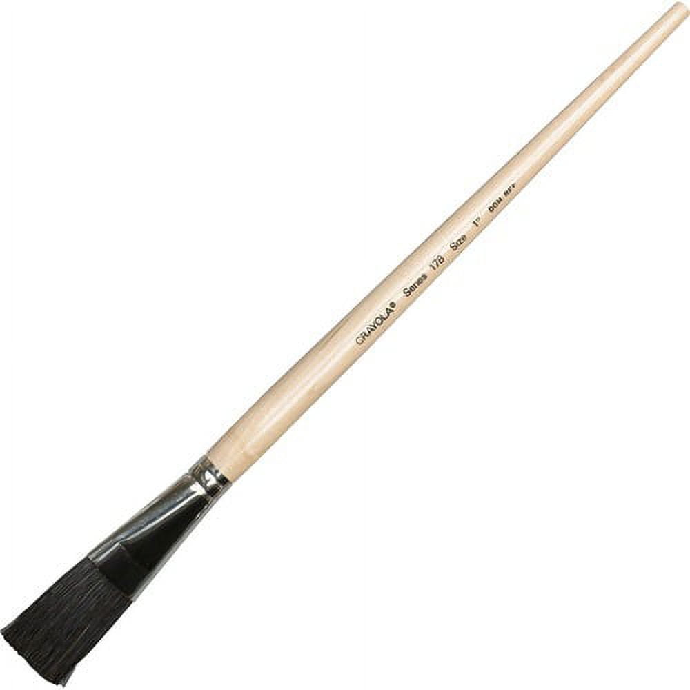 Crayola No. 178 Nylon Easel Brush - 4 Brush(es) - No. 178 - 1 Crayola No. 178 Nylon Easel Brush - 4 Brush(es) - No. 178 - 1