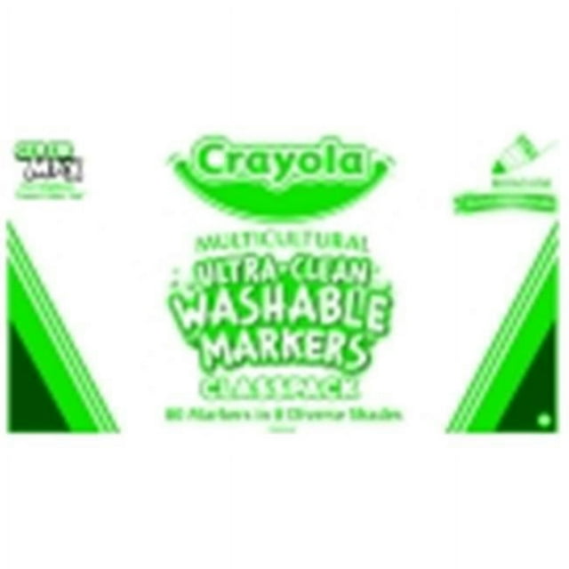 Crayola NonToxic MultiCultural Washable Marker Classpack Conical Tip