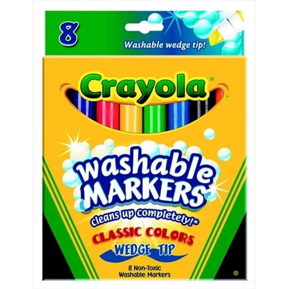 Crayola Non-Toxic Washable Marker, Set Of 8